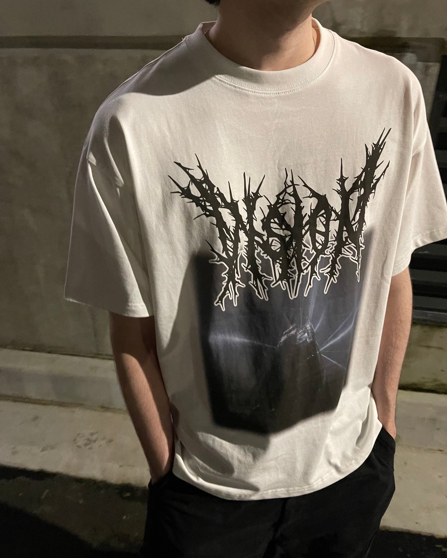 White Vision Metal Tee