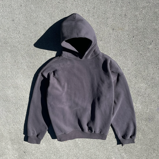 Night Black Blank Hoodie